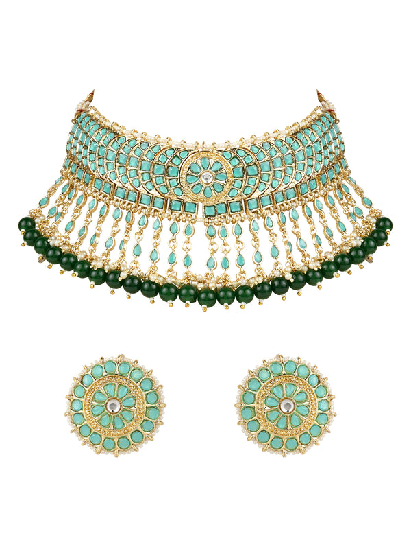 AKIRA' Turquoise Necklace set