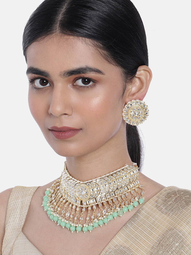 'Akira' Mint Necklace Set
