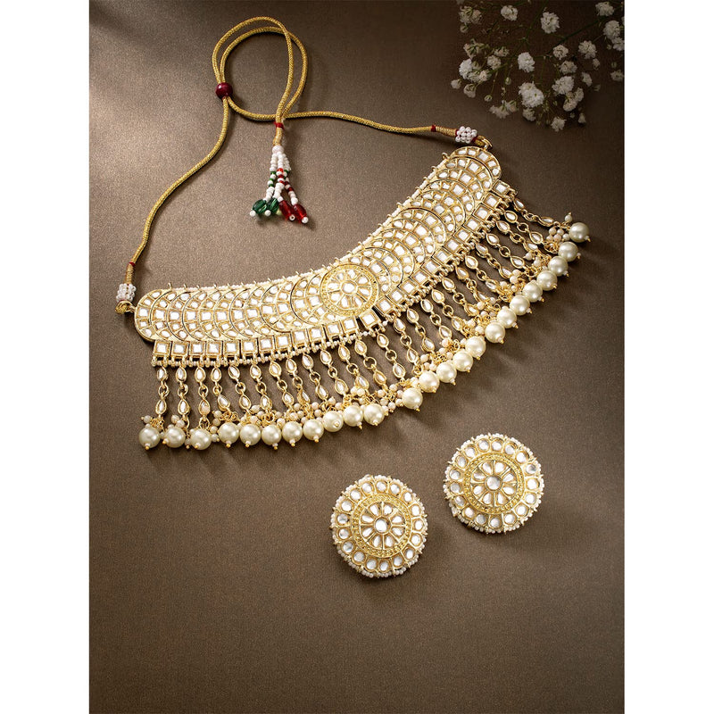 'Akira' White Necklace Set