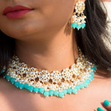 'CHARMI' Mint Necklace Set