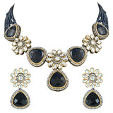 ' PARINIKA' Blue Jewellery Set