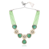 ' PARINIKA' Mint Jewellery Set