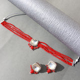 Ria Red Choker