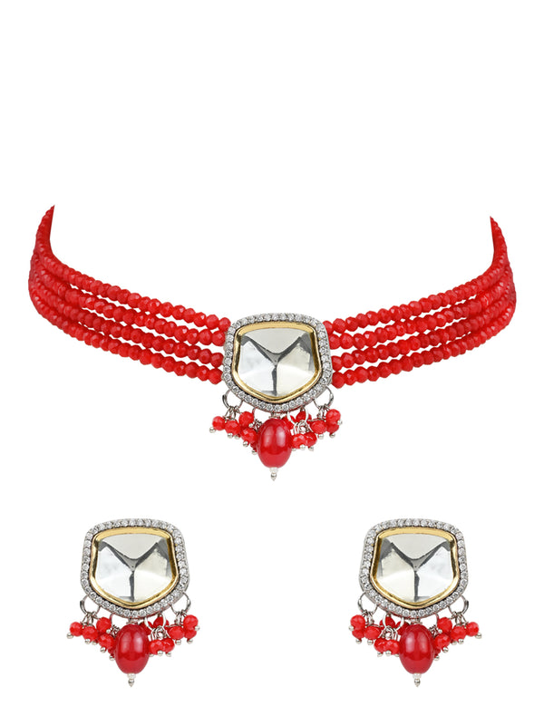 Ria Red Choker