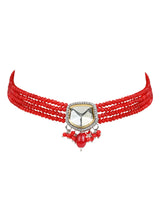 Ria Red Choker