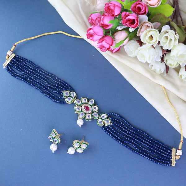 Naitee Blue Choker