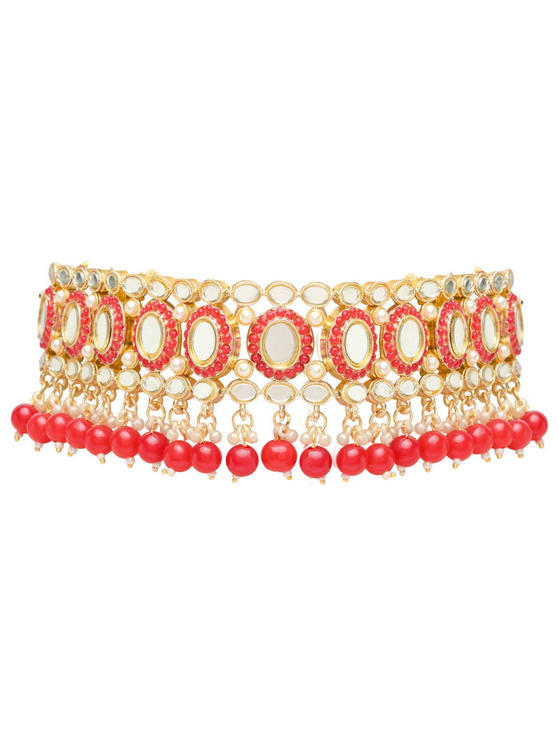 Nazma Red Choker