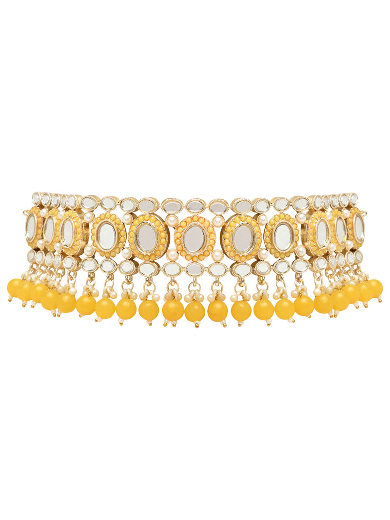 Nazma Yellow Choker