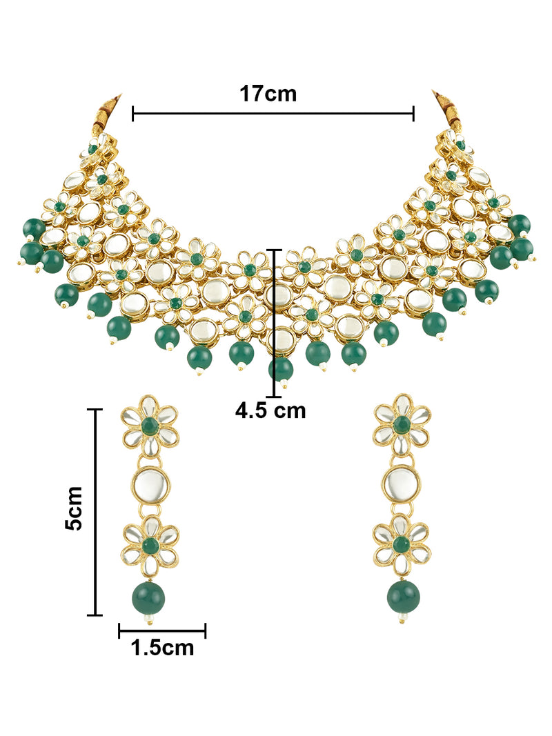 Samayra Green Necklace Set