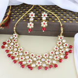 Samayra Red Necklace Set