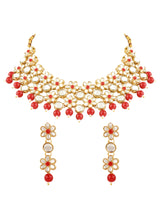 Samayra Red Necklace Set