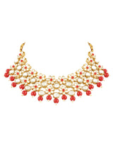 Samayra Red Necklace Set