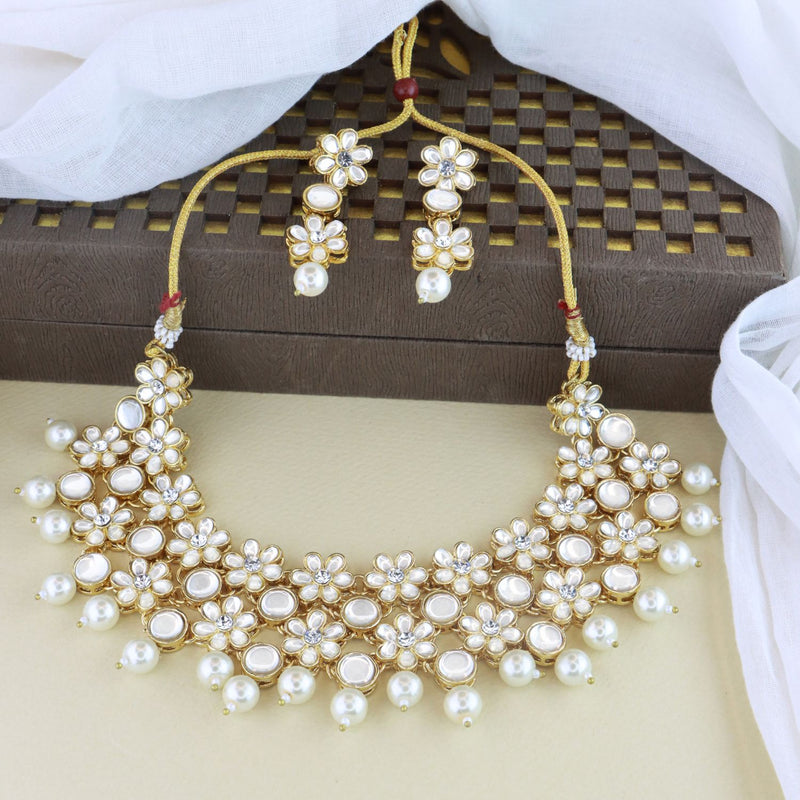 Samayra White Necklace Set