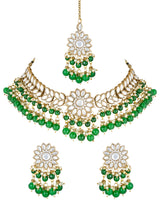 Ishna Green Necklace Set