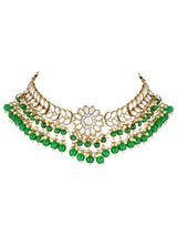 Ishna Green Necklace Set