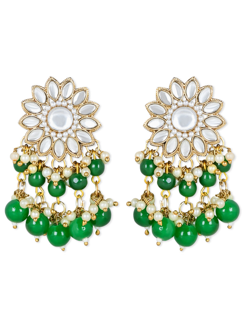 Ishna Green Necklace Set