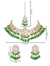 Ishna Green Necklace Set