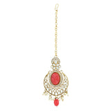 Pranika Red Necklace Set