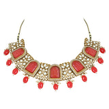 Melvina Red Necklace Set