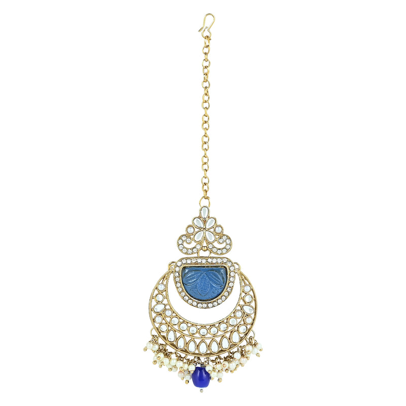 Mokshi Blue Necklace Set