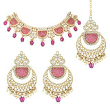 Mokshi Purple Necklace Set