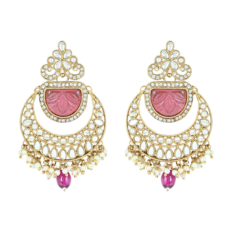 Mokshi Purple Necklace Set