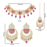 Mokshi Purple Necklace Set