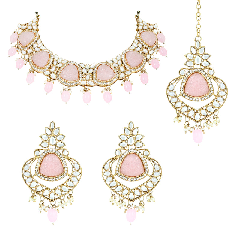 Urveeja Pink Necklace Set