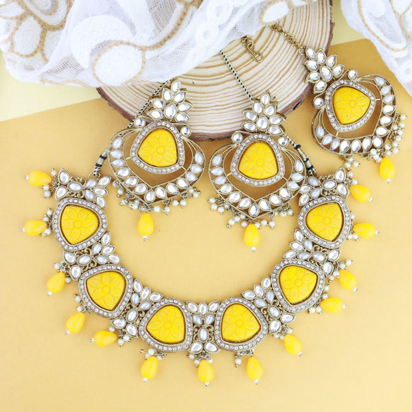 Urveeja Yellow Necklace Set