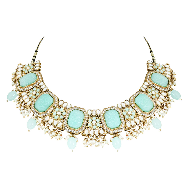 Siyona Turquoise Necklace Set