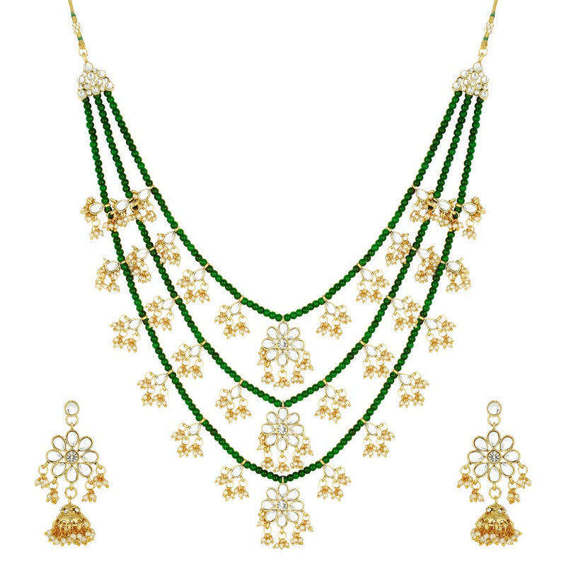 Nishat Green Necklace Set