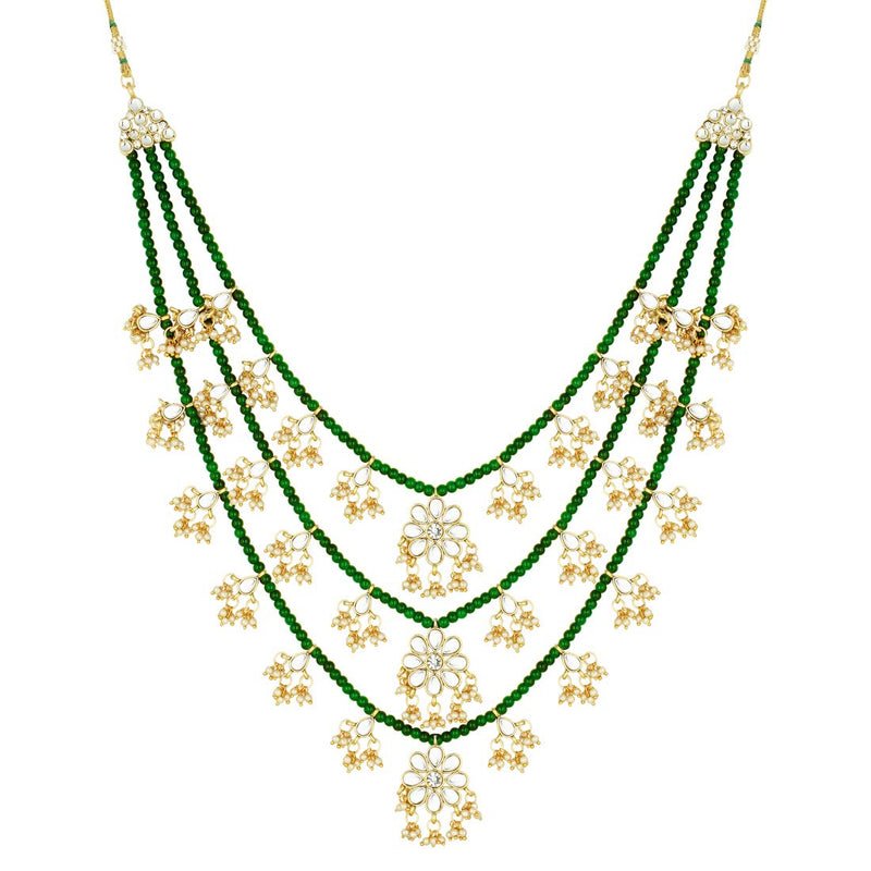 Nishat Green Necklace Set