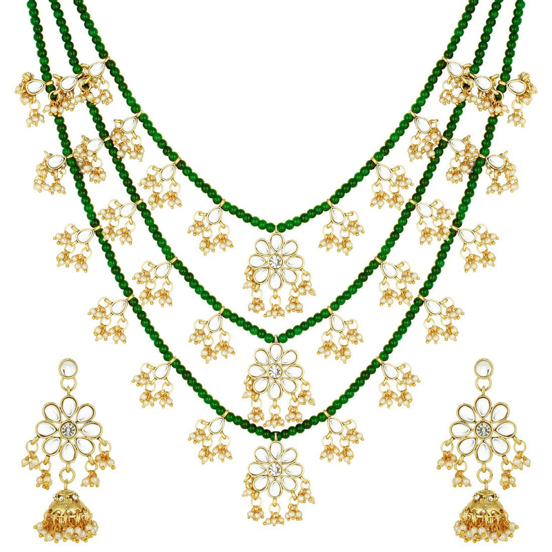 Nishat Green Necklace Set