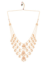 Nishat Peach Necklace Set