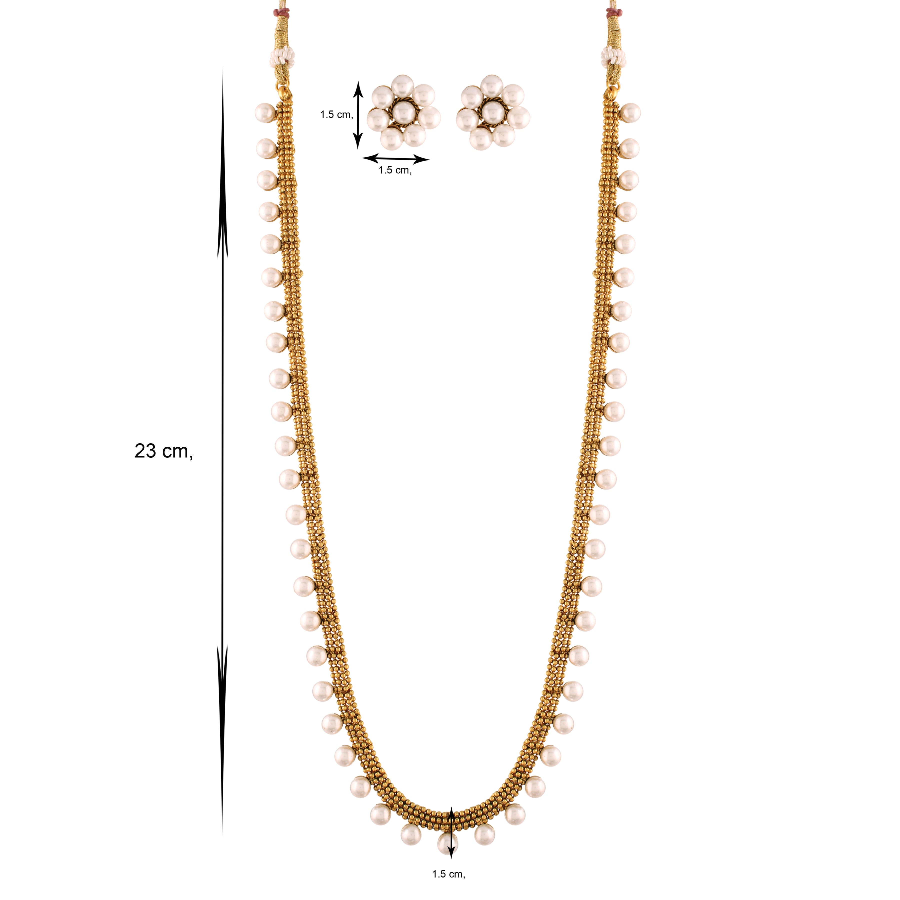 Ratni White Jewellery Set