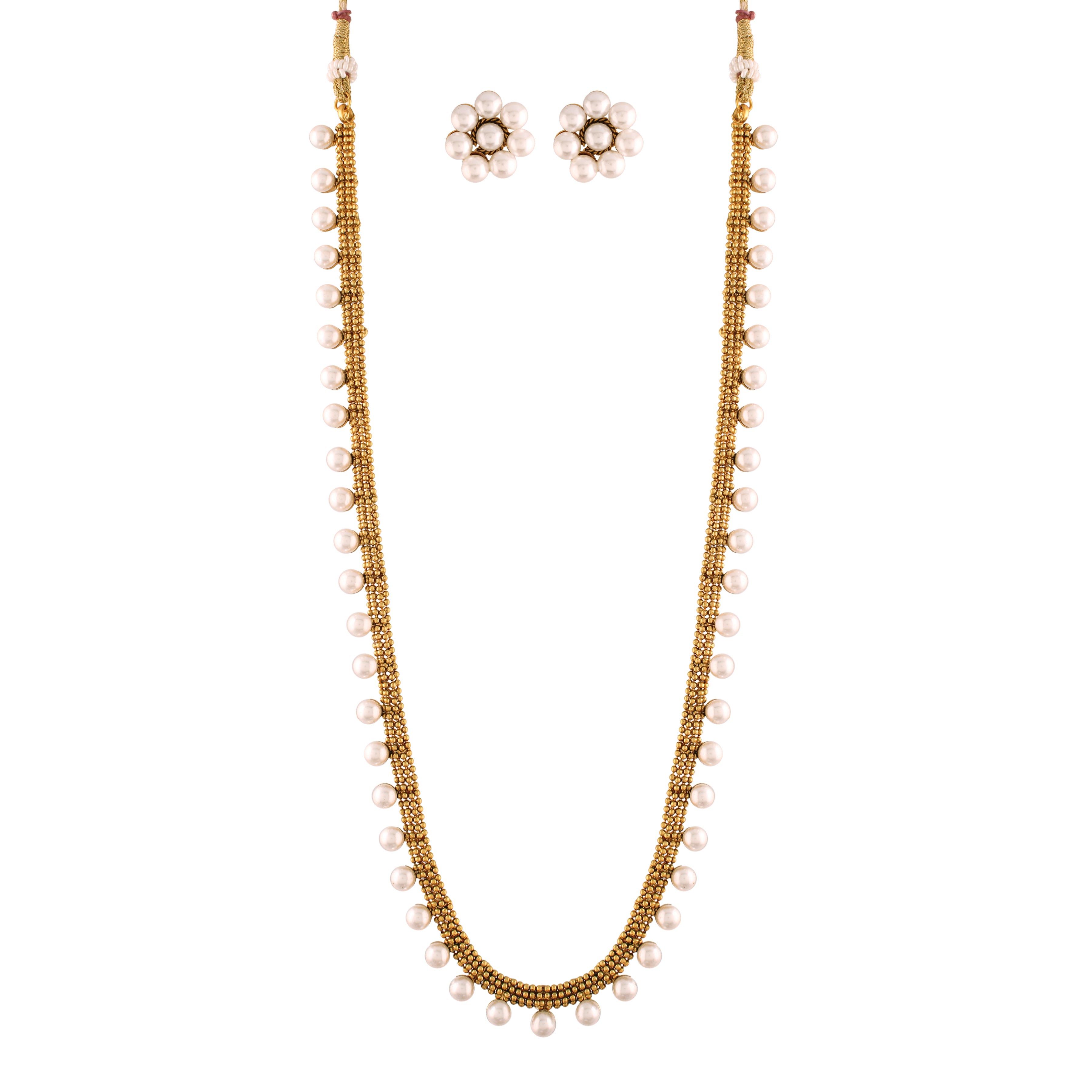 Ratni White Jewellery Set