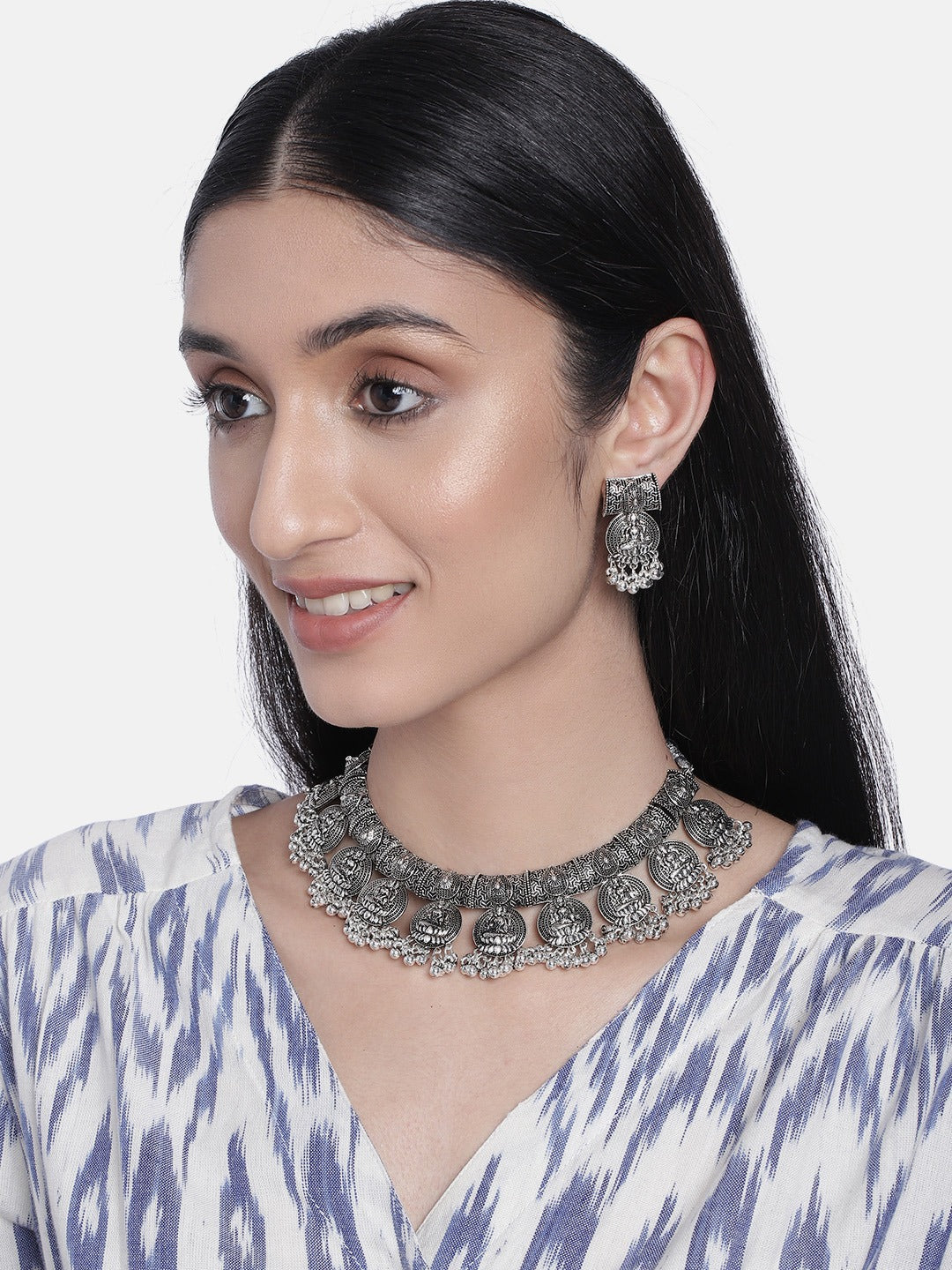 oxidised jewellery set 
