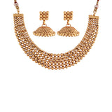 gold plated traditional jewellery set 