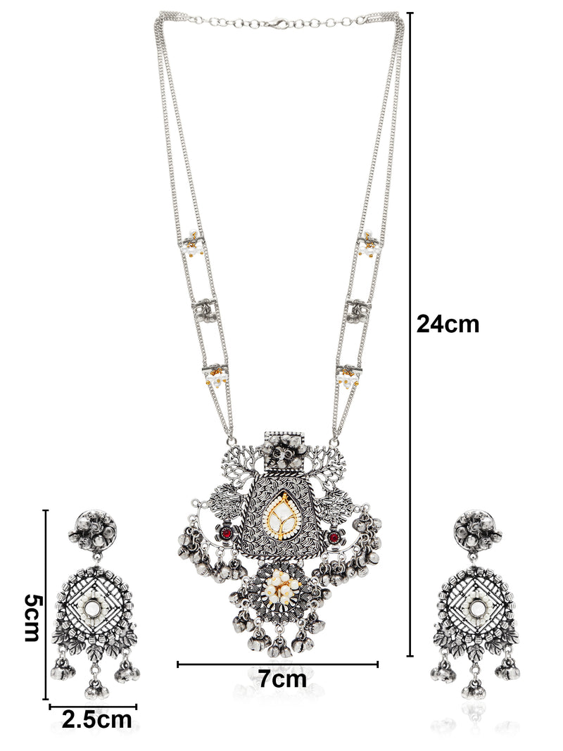' ANWITA ' Oxidised Necklace Set