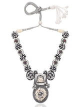 ' SHACHI ' Oxidised Necklace Set