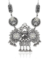 ' MRIGNA ' Oxidised Necklace Set