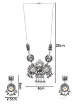 ' MRIGNA ' Oxidised Necklace Set