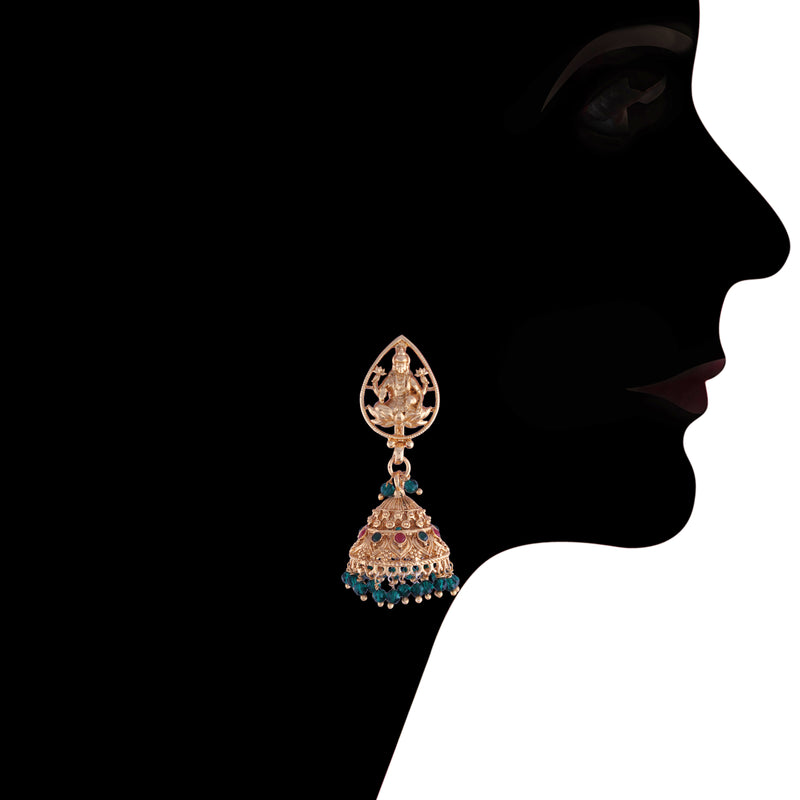 Mrunali Green jewellery set