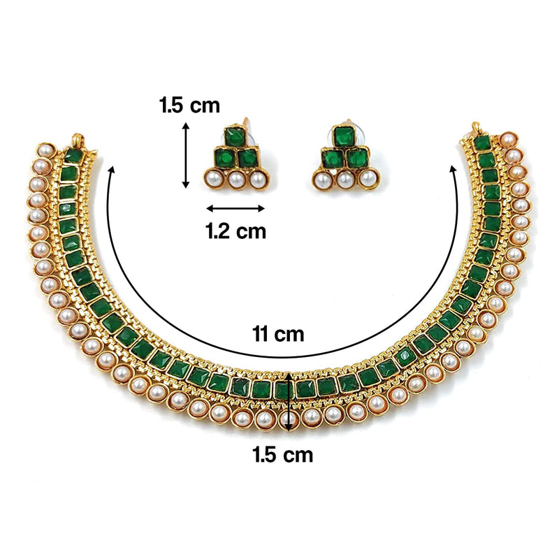 Utsavi Green Necklace Set