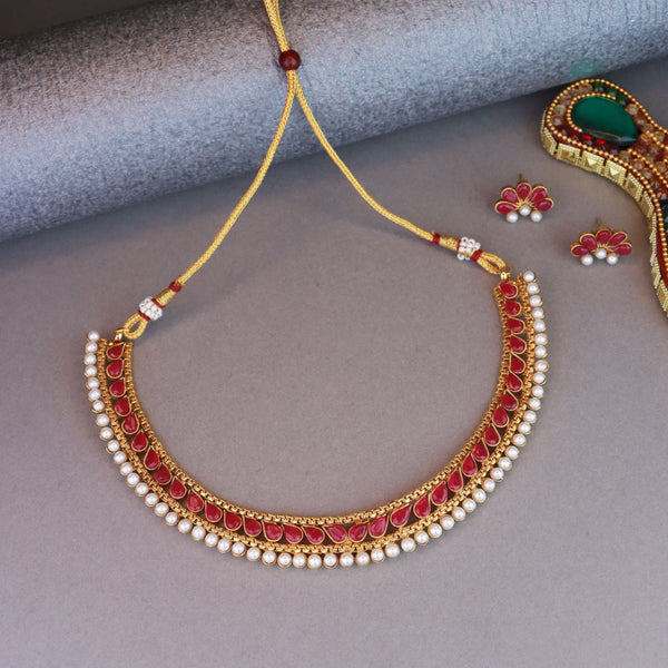 Rashi Pink Necklace Set