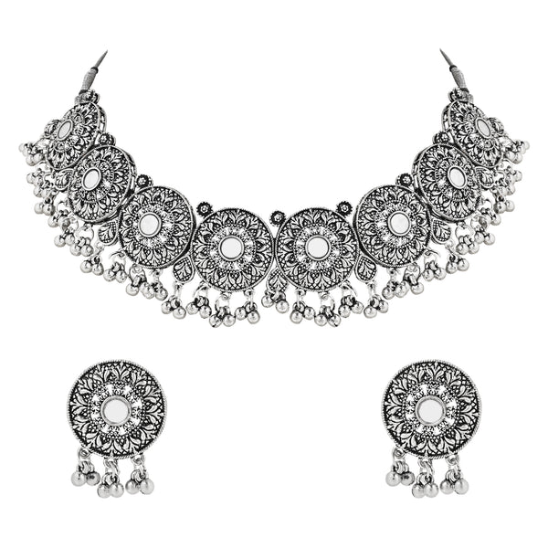 silver jewellery, oxidised,navratri