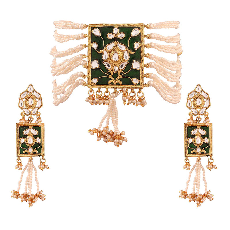 Sohini Green Necklace Set