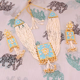 Sohini Turquoise Necklace Set