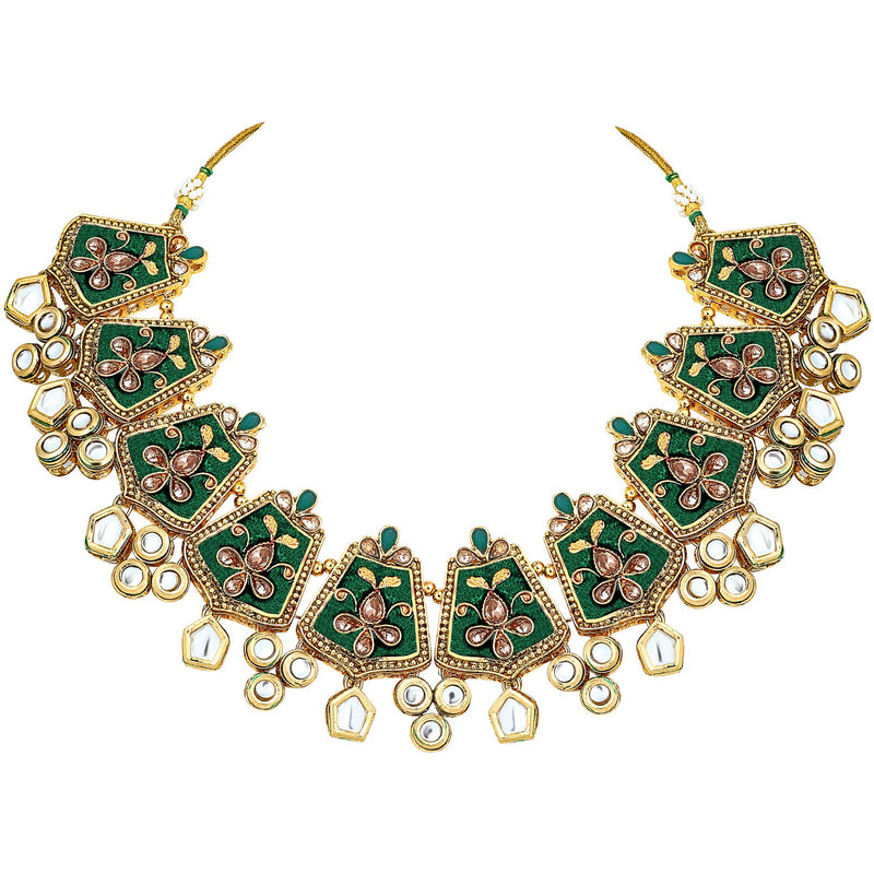 Ayesha Green Necklae set