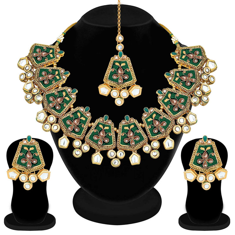 Ayesha Green Necklae set